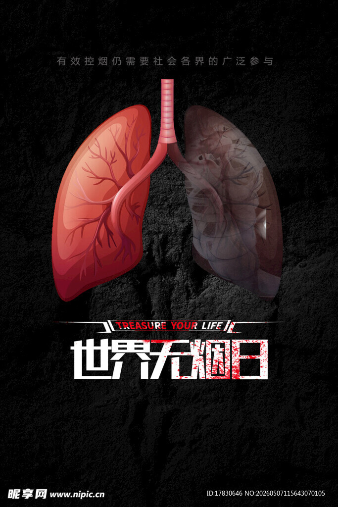 无烟日海报