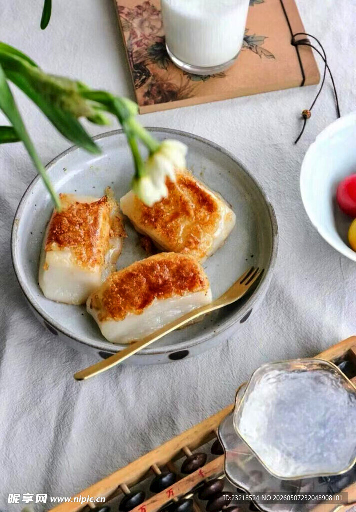 煎糍粑