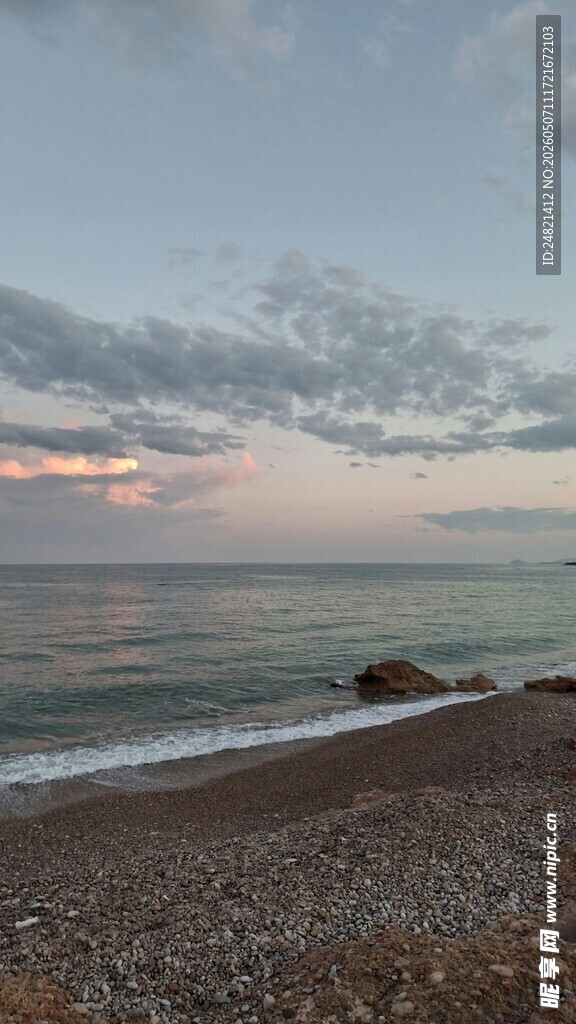 海边黄昏
