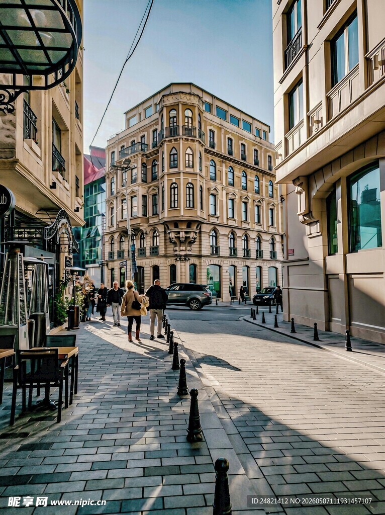 欧式街道建筑景致
