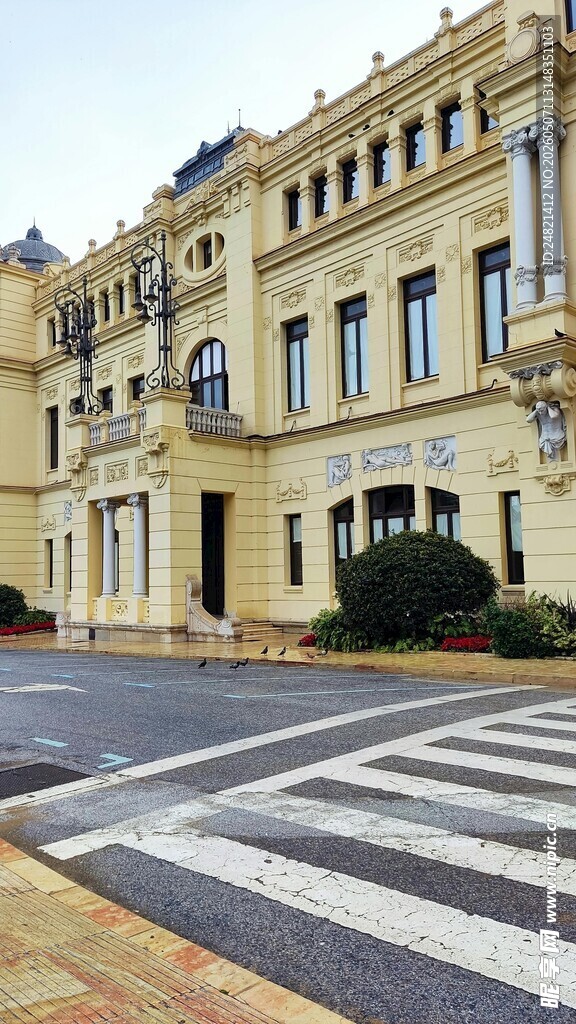 欧式古典风格街边建筑