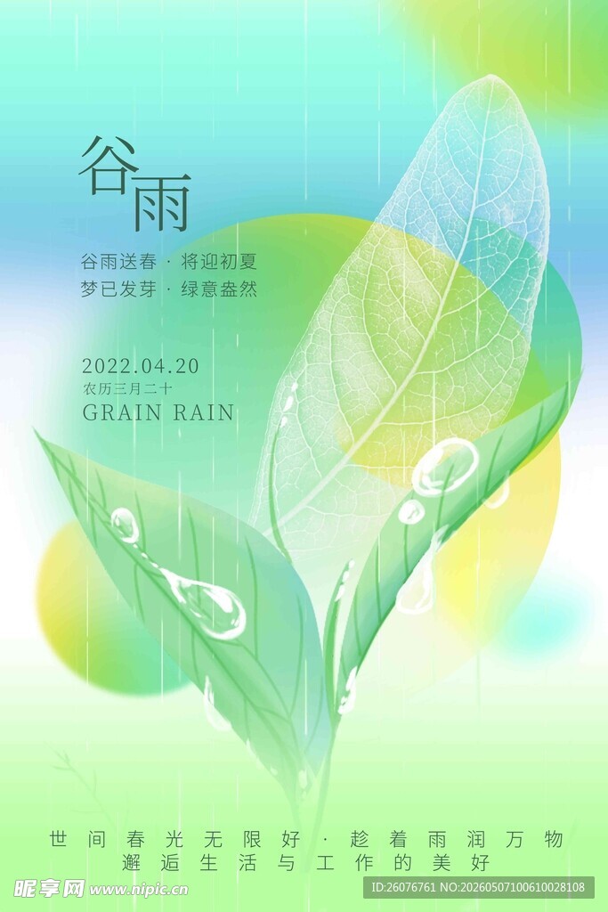 谷雨海报 