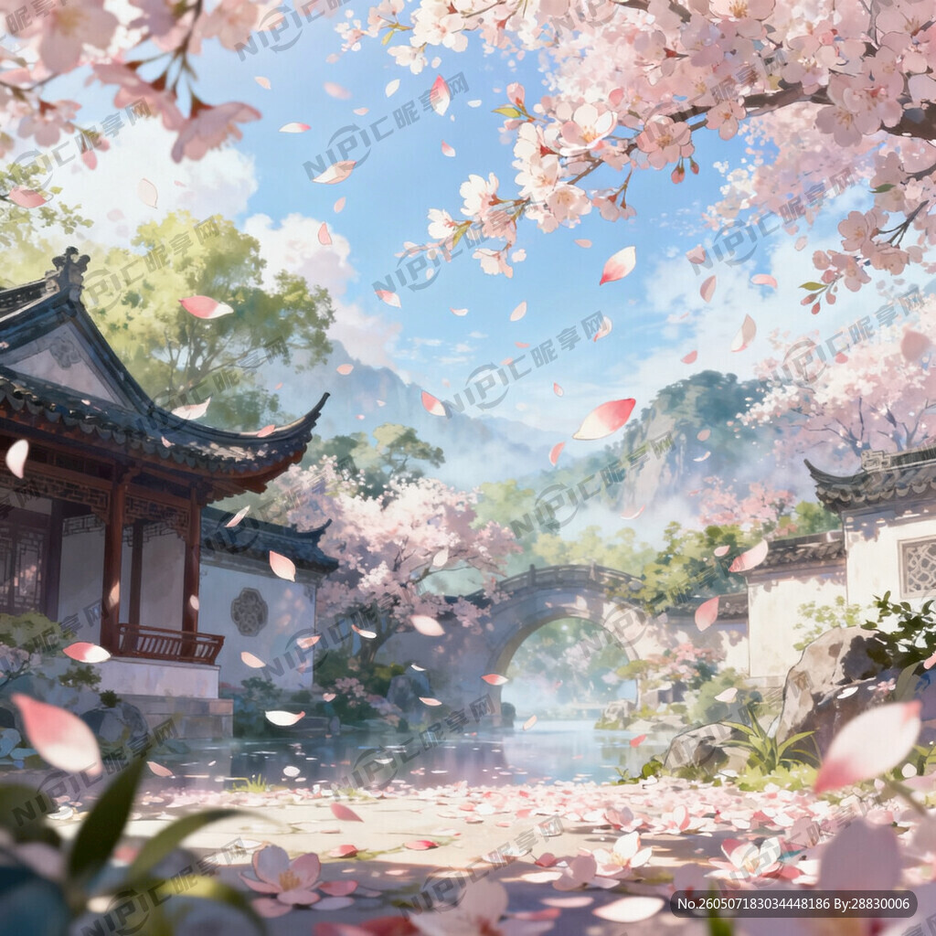 游戏梦幻唯美新中式风景 超高清