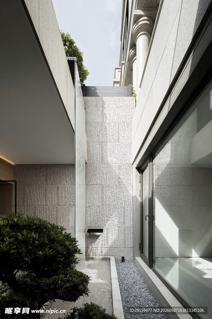 现代简约风庭院建筑空间