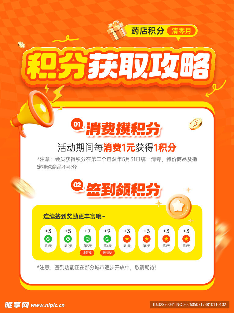 积分获取攻略海报