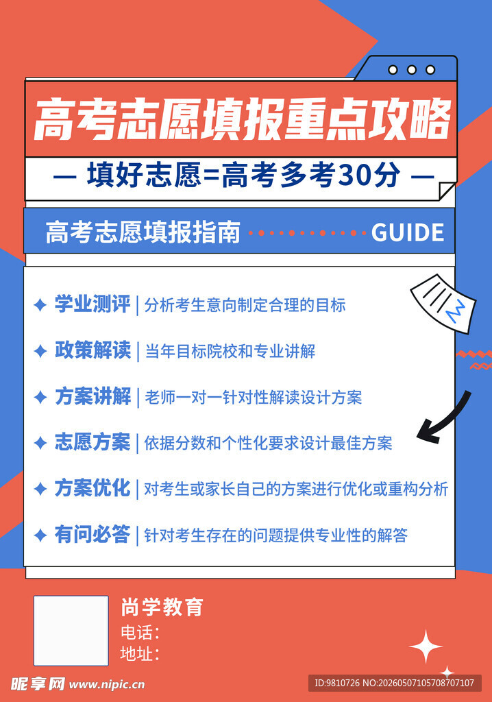 高考志愿填报重点攻略