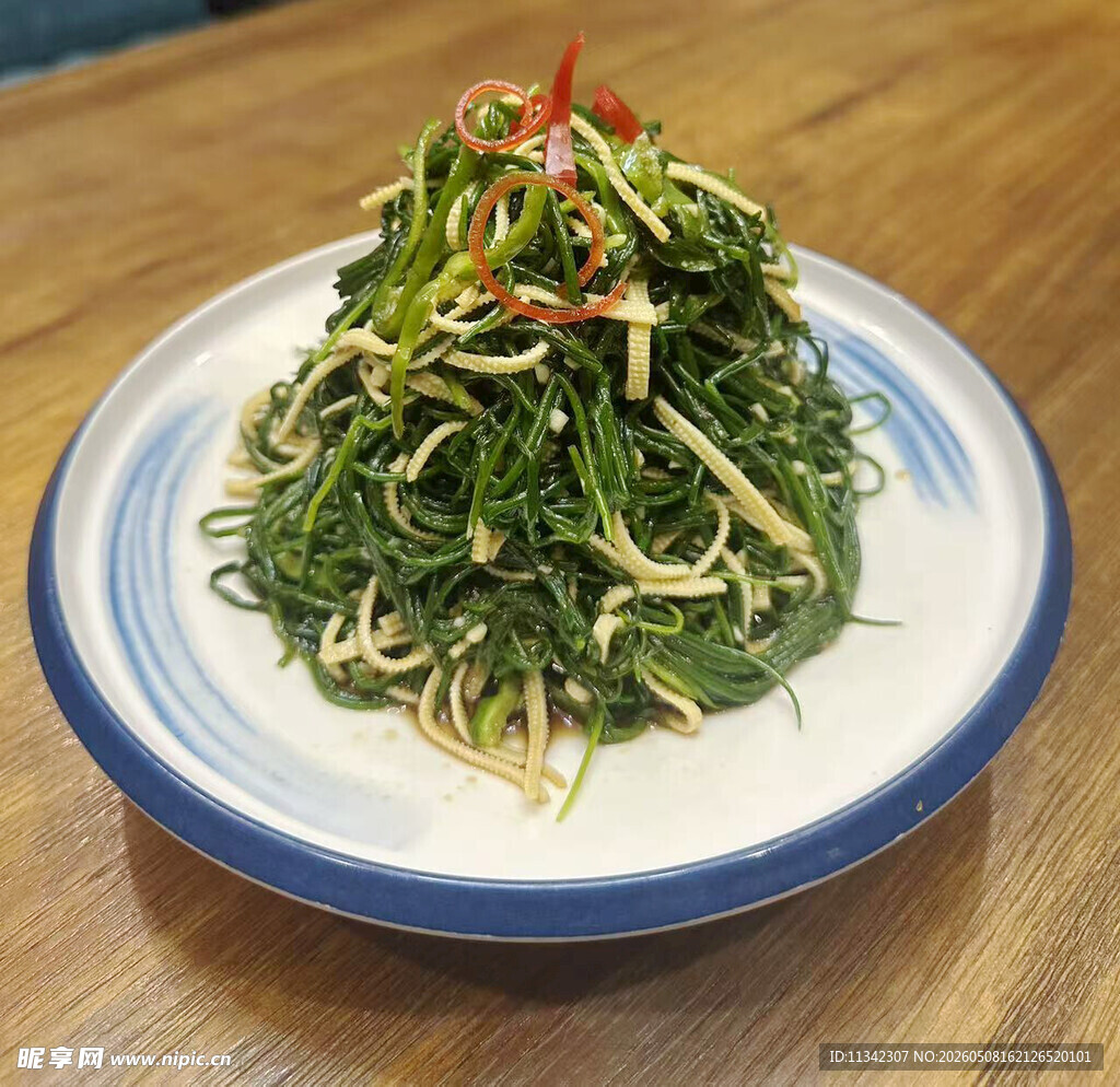 沙葱拌豆皮
