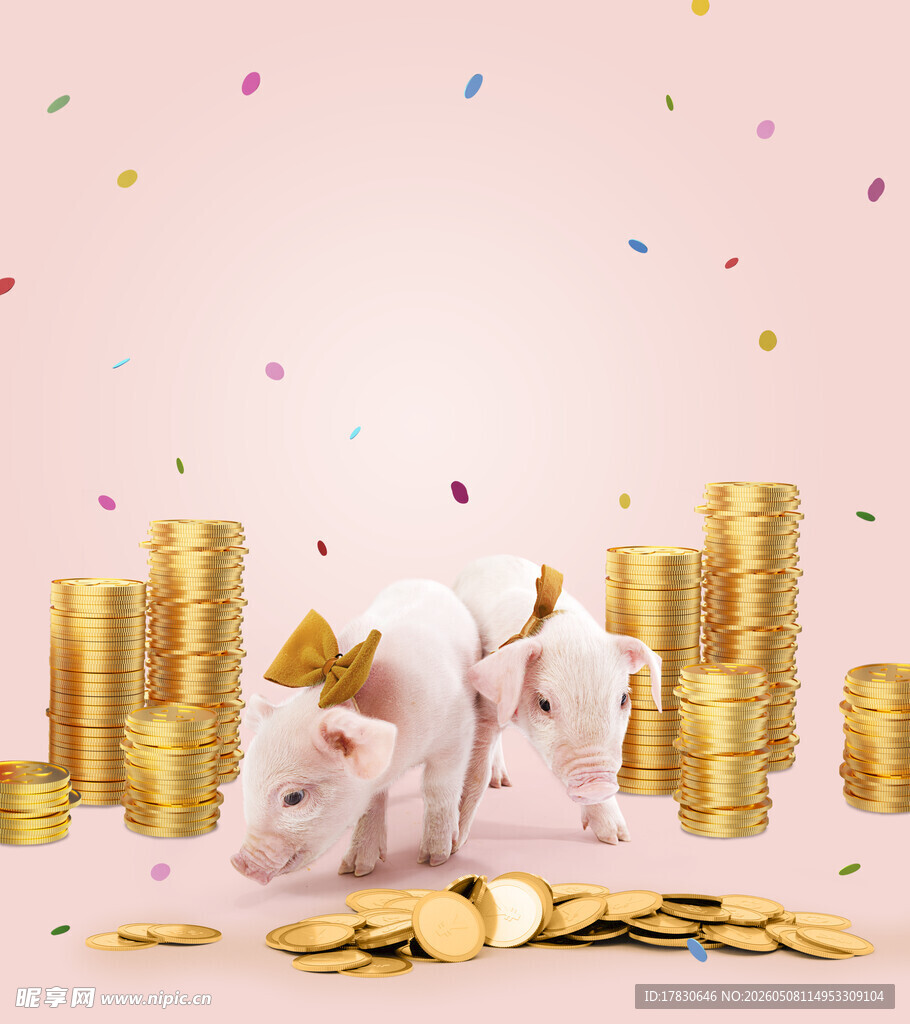 金猪纳福海报