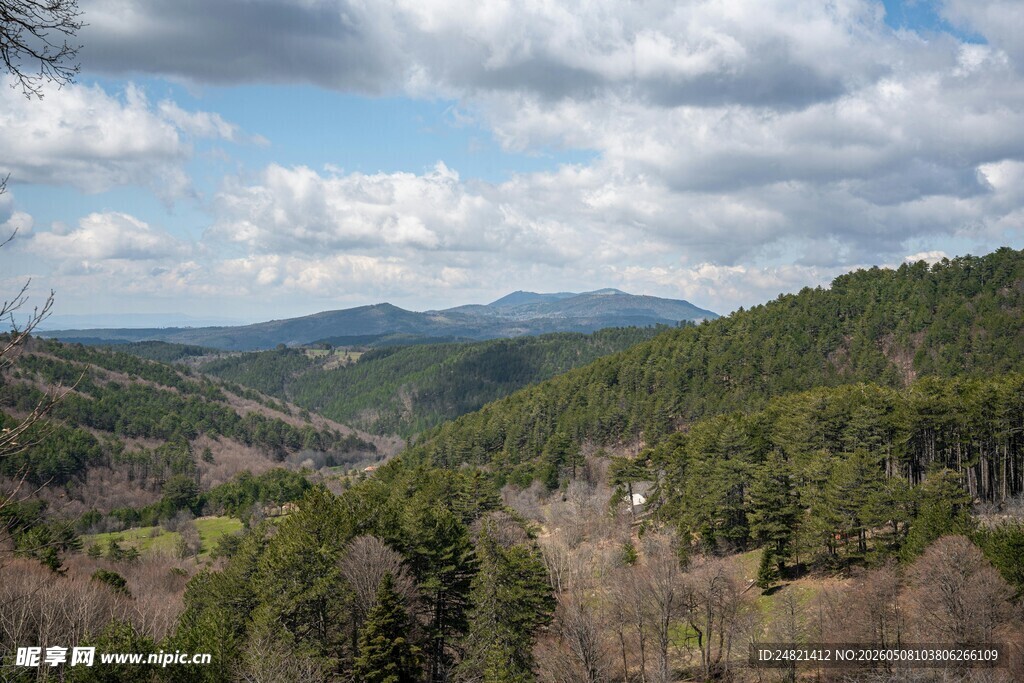 山间绿野风景