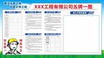 工地五牌一图项目规章制度展板