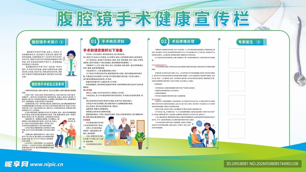 医院医疗机构健康海报科普宣传栏