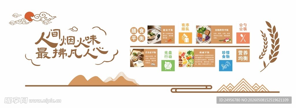 食堂文化墙
