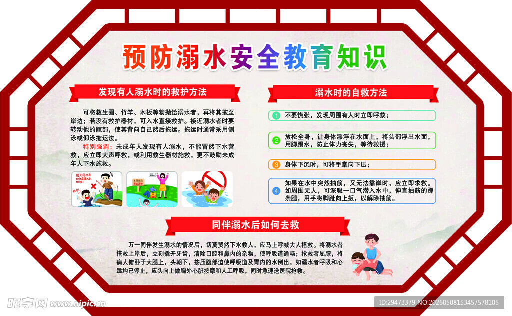 消防安全教育展板