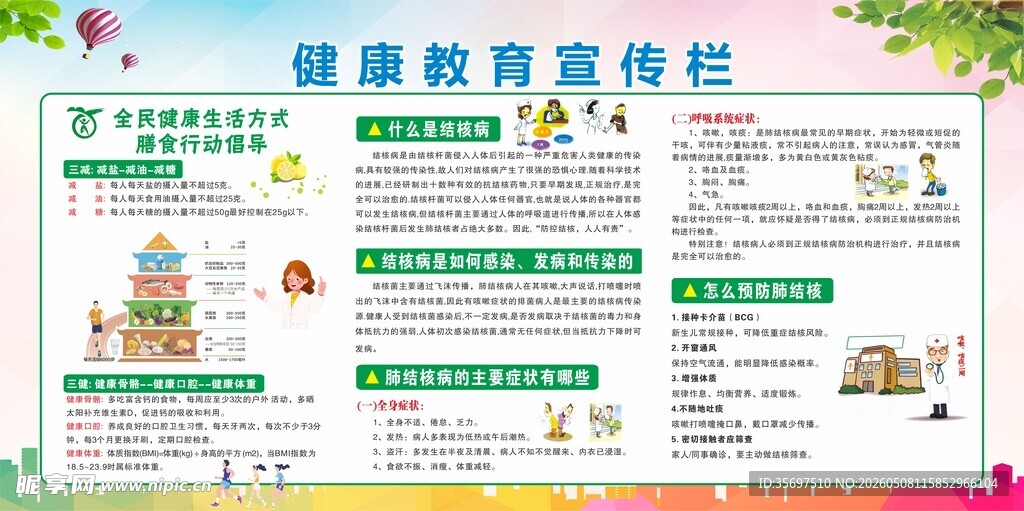 三减三健宣传栏  