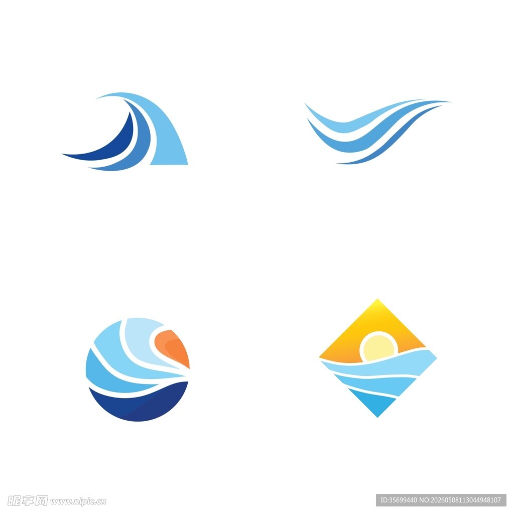 海浪标志合集