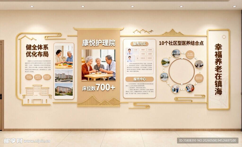 养老院文化墙