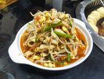 美味凉拌菜豆芽面筋