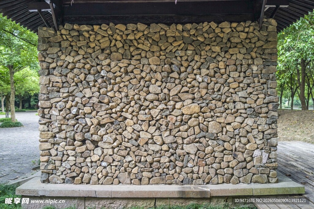 石砌墙面景观