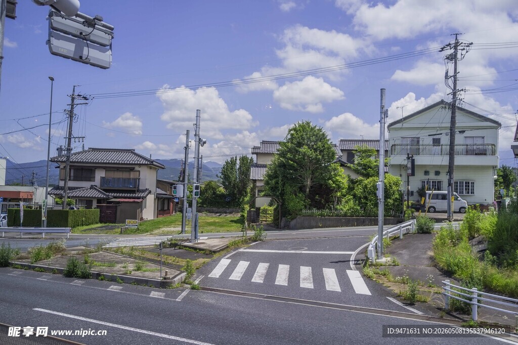 日本乡村道路景象