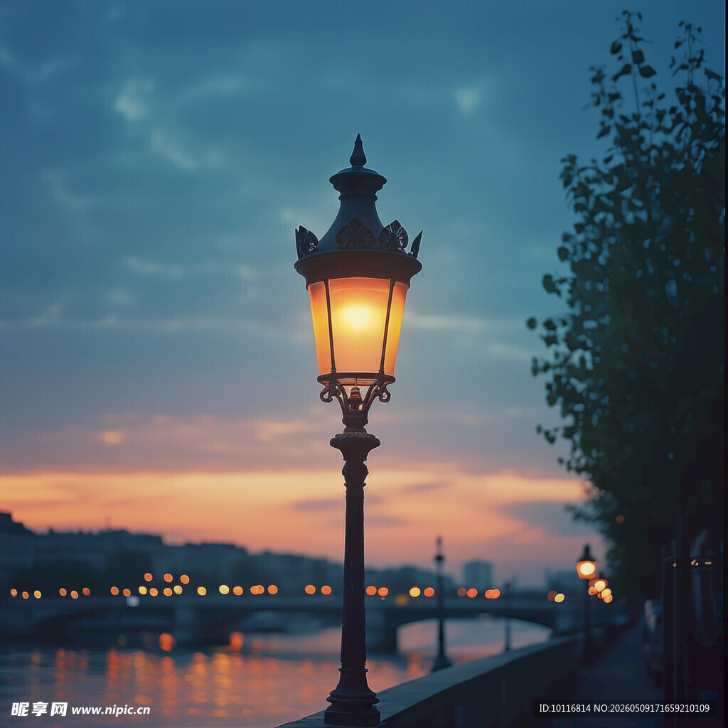河畔夜景