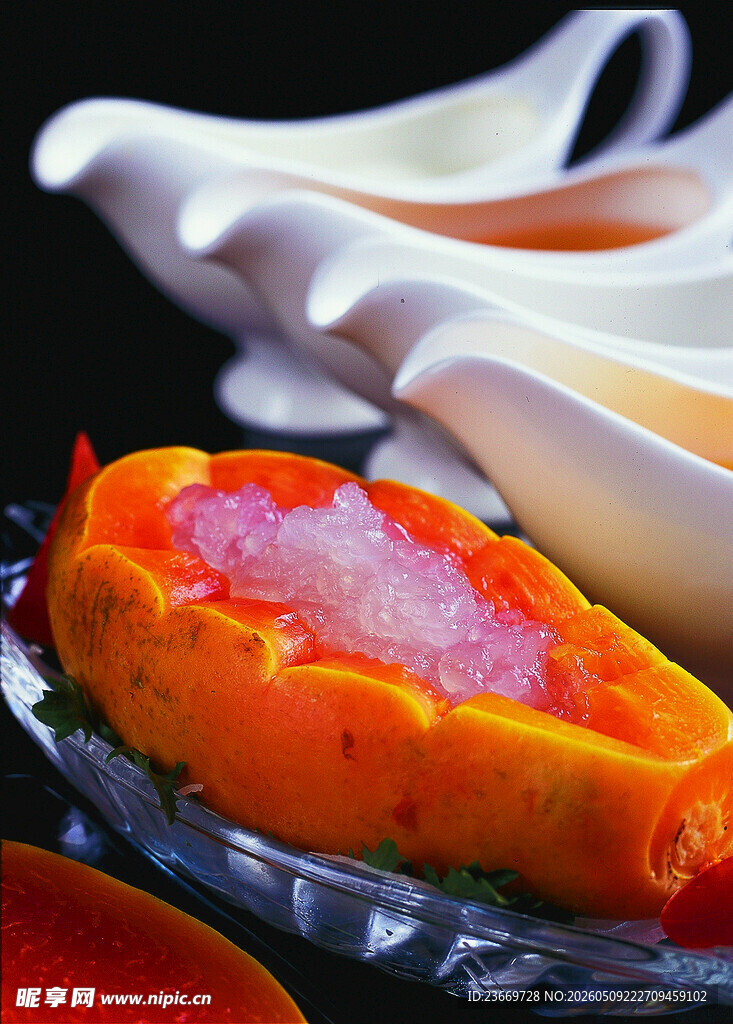  木瓜炖雪蛤