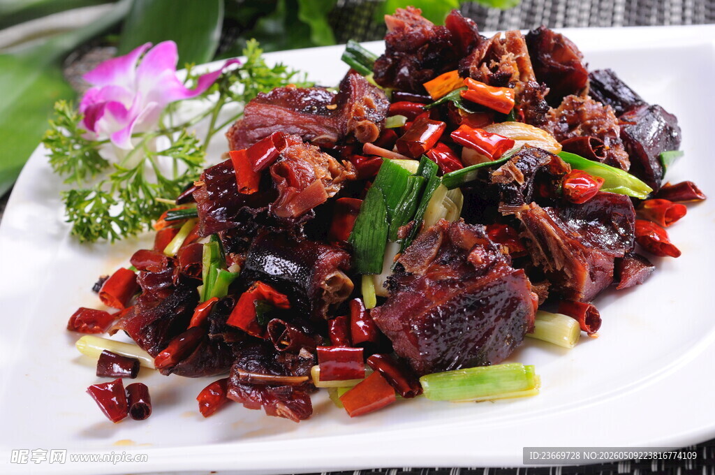 干煸酱板鸭