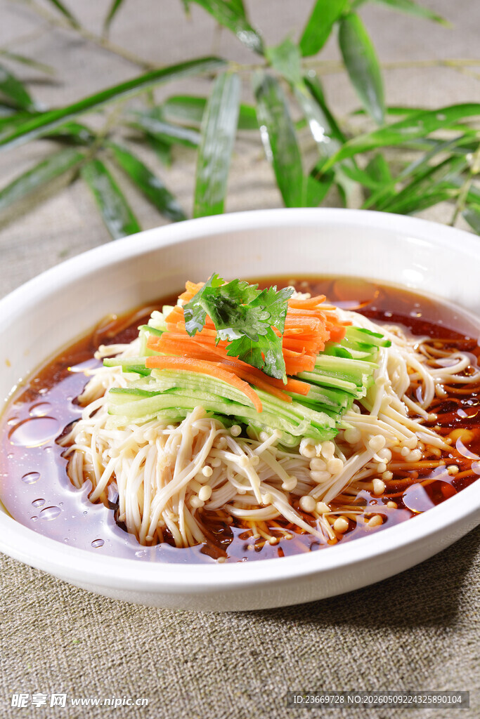 红油金针菇