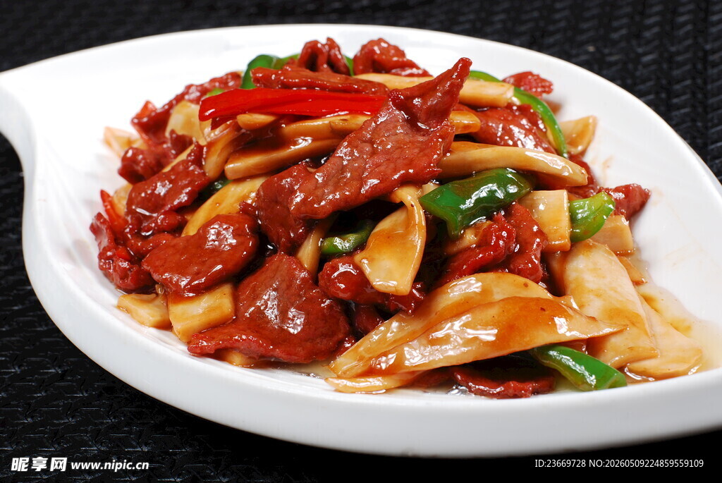 杏鲍菇炒牛肉