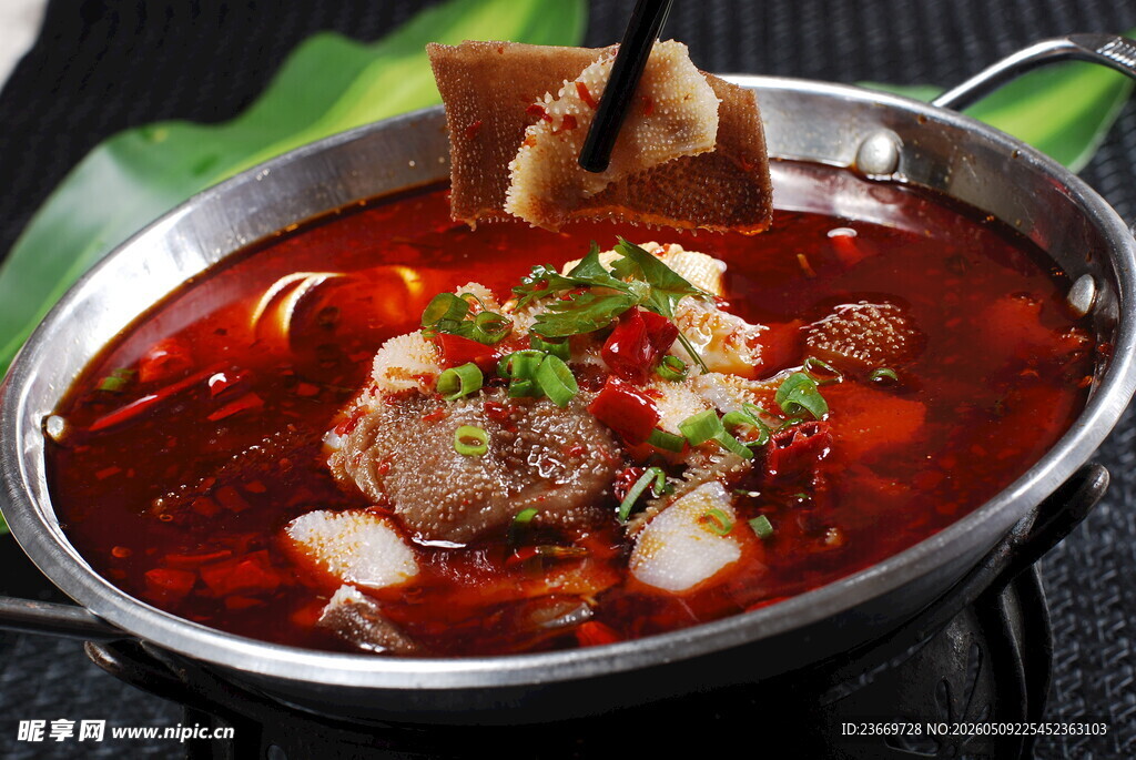美味红油火锅食材丰富