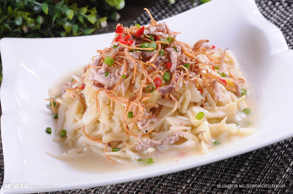 肉丝拌土豆筋