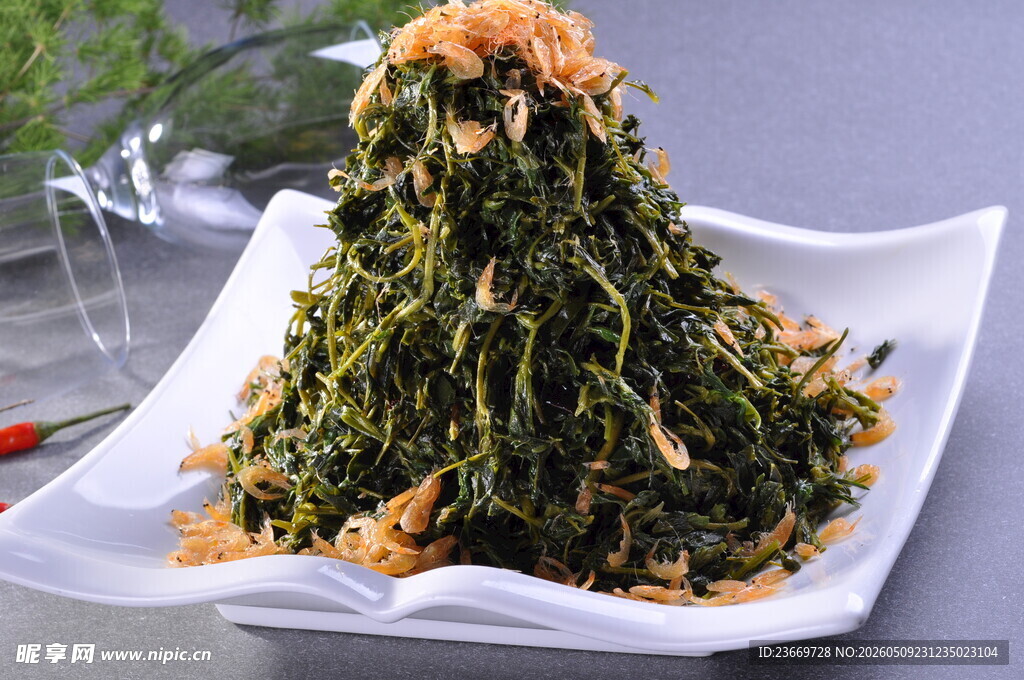 虾米拌野菜