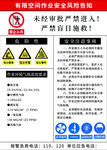 高空作业安全告知牌