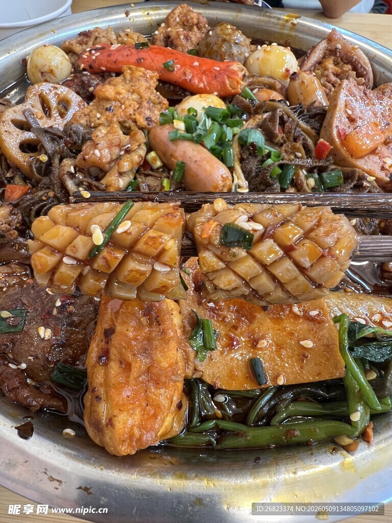 重庆麻辣烫 麻辣鱿鱼 