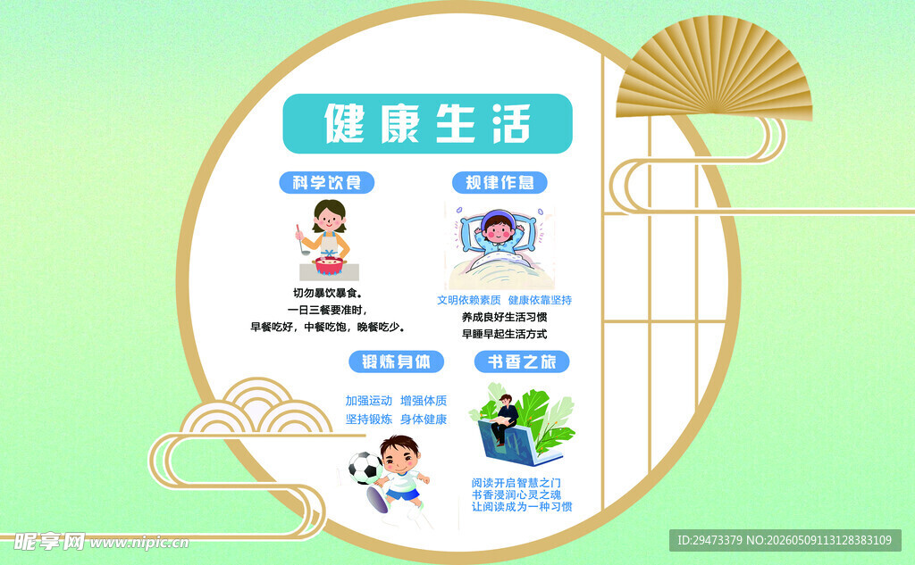 健康生活科普图示