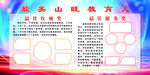 亲子互动教育宣传栏