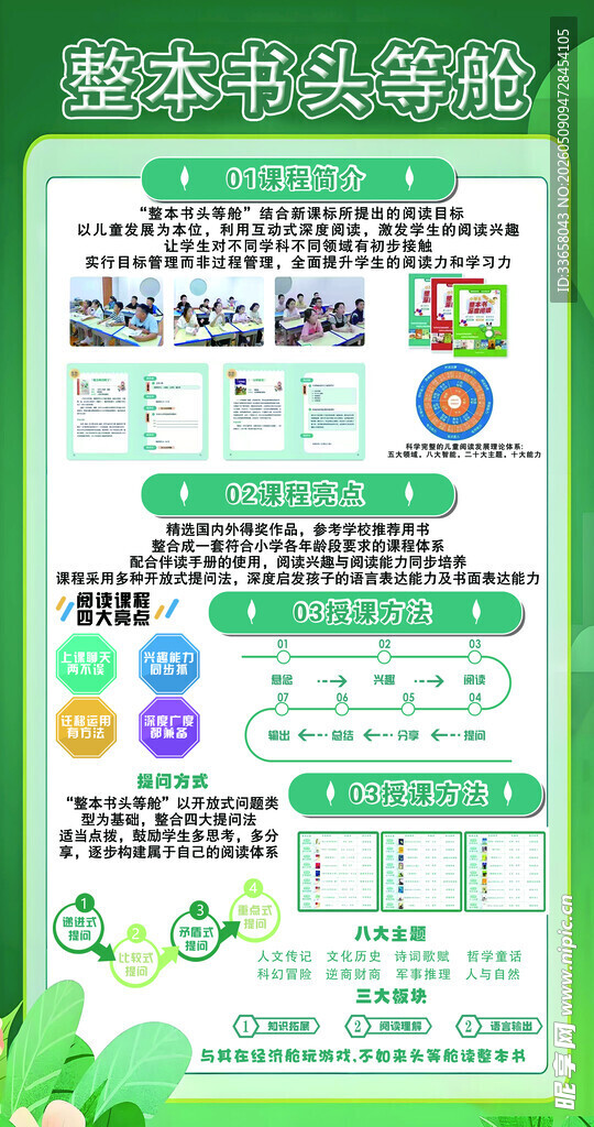 阅读图书分类导航界面展示