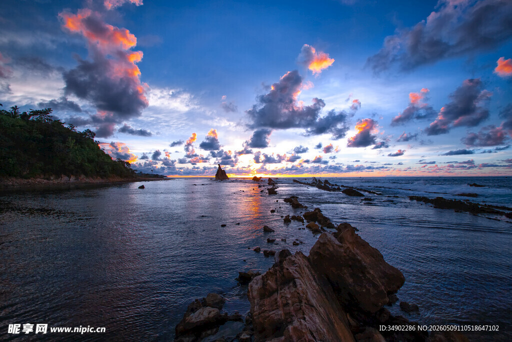 海边日落美景