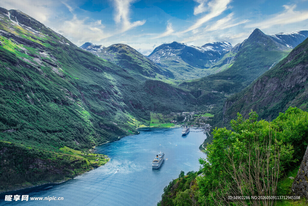 峡湾美景