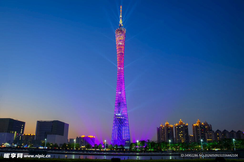 广州塔夜景