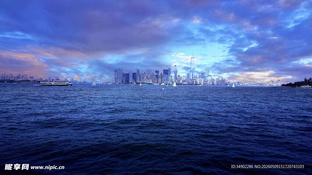 海上梦幻天空美景