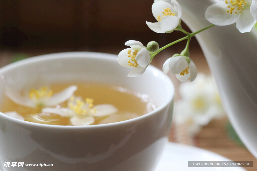 茉莉花茶淡雅清香一杯情