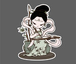 古风仕女持物优雅形象