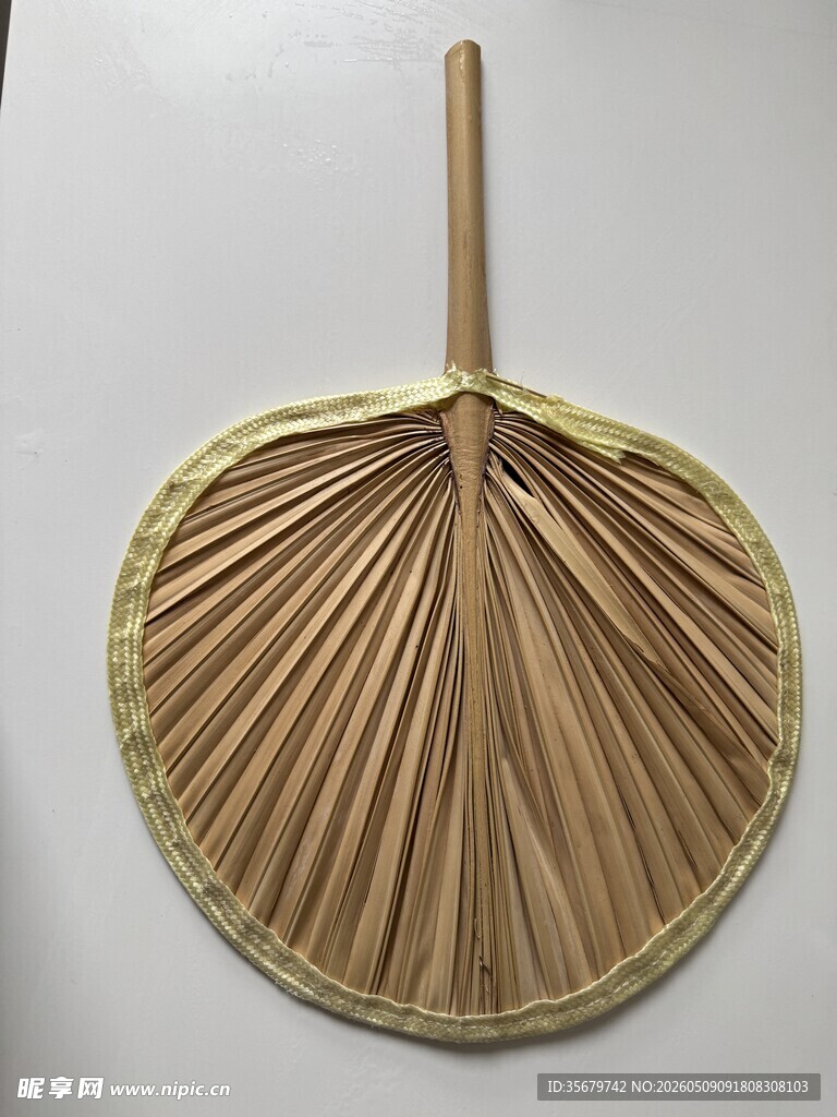 传统手工编织蒲扇