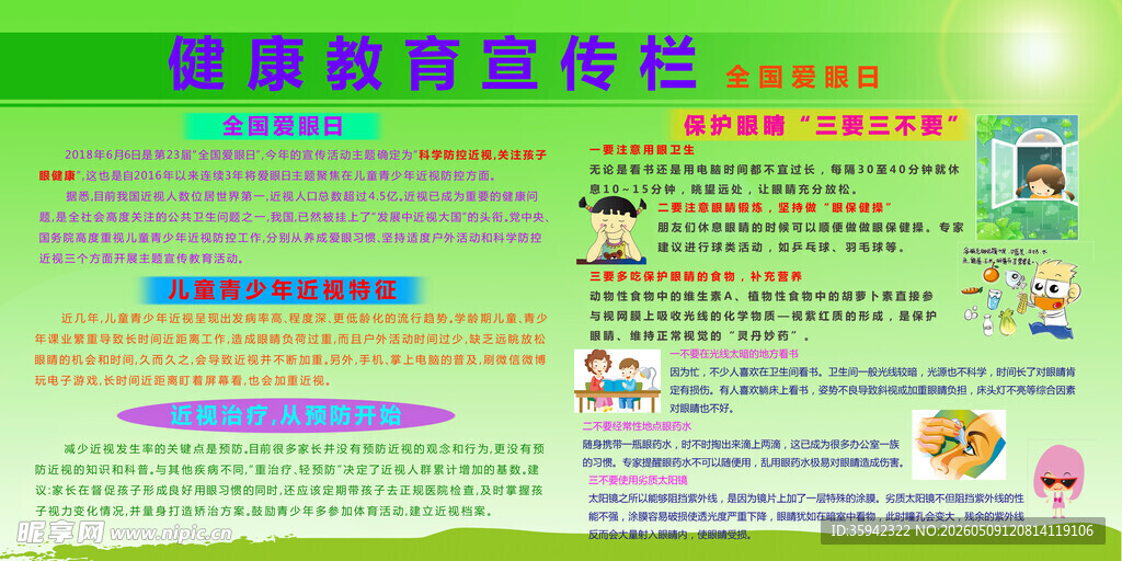健康教育宣传栏