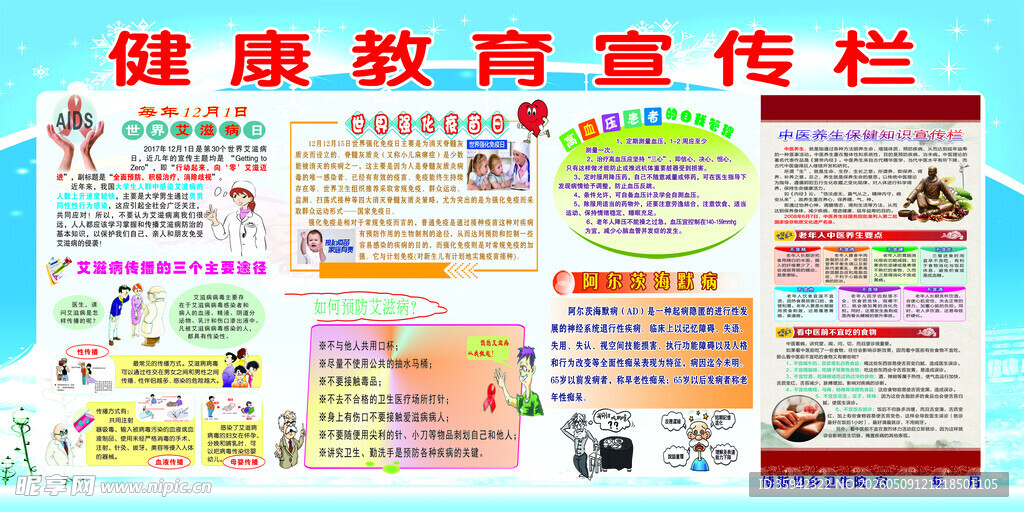健康教育宣传栏