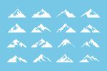 雪山图标合集