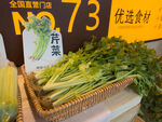 新鲜芹菜待售