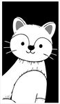可爱卡通小猫形象