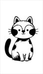 可爱卡通猫咪插画