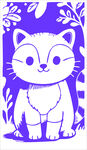 可爱猫咪插画